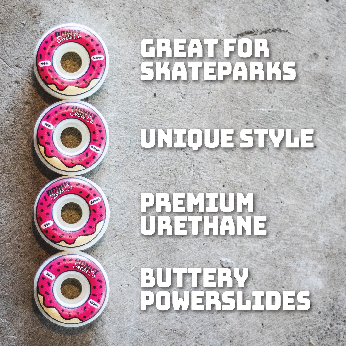 Donut Skateboard Wheels