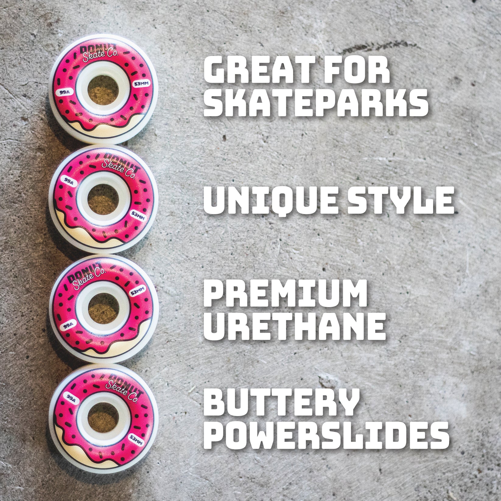 Donut Skateboard Wheels Donut Skate Co.